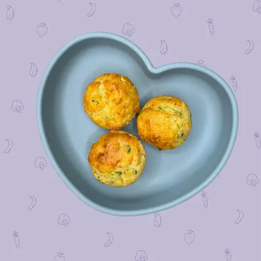 Zucchini & Cheese Mini Muffins  