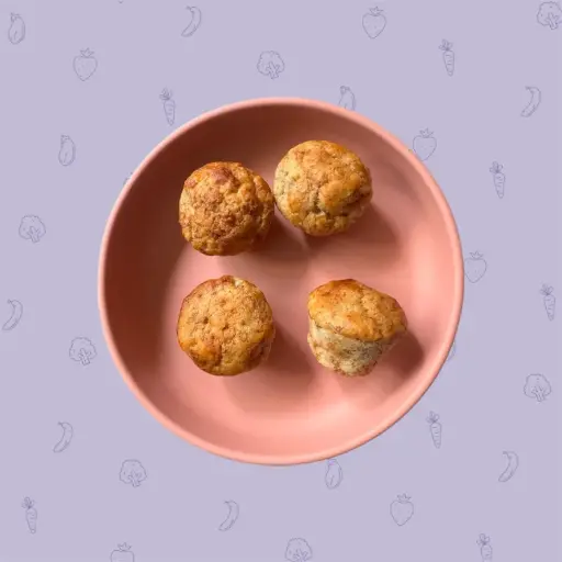 Apple & Banana Mini Muffins